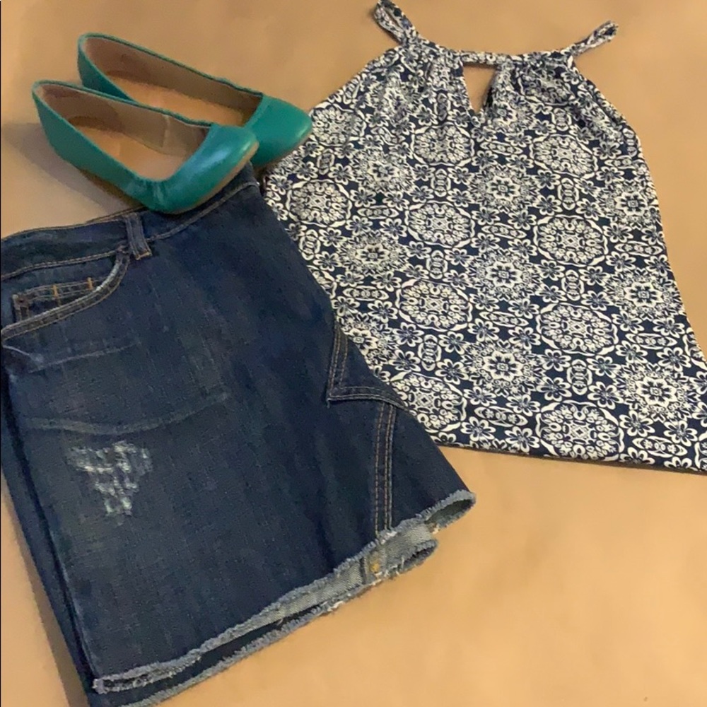 Papermoon Stitch Fix Keyhole Top